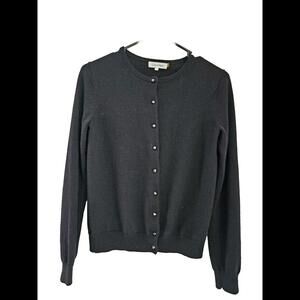 Calvin Klein Women's Cardigan S Black Wool with Acrylic Cardigan